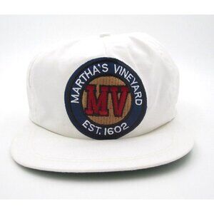 Vintage Martha's Vineyard Est 1602 Embroidered Adjustable Hat (Made in USA)
